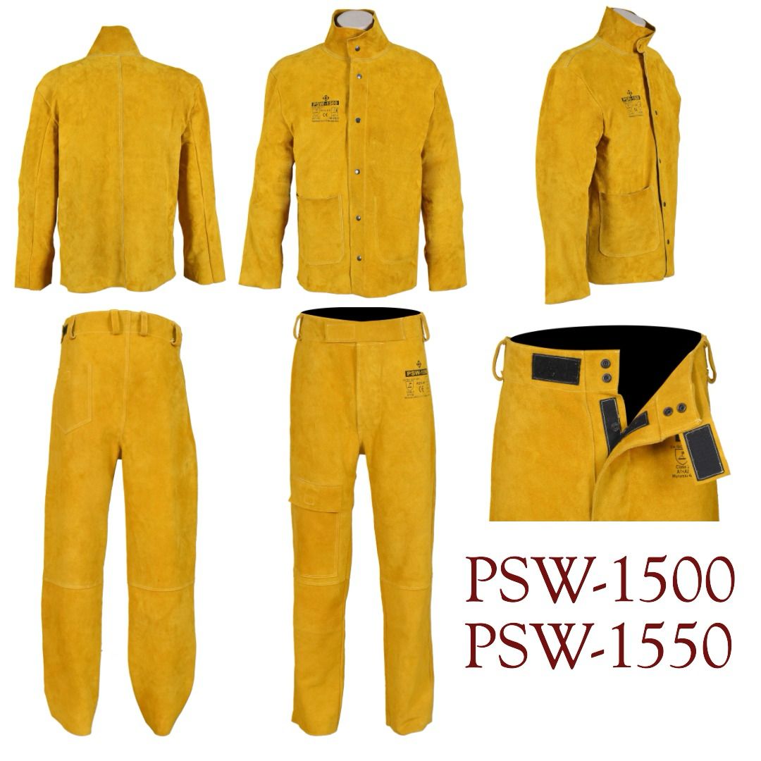 PSW-1500 Leather Welding Jacket Skórzana Kurtka Spawalnicza