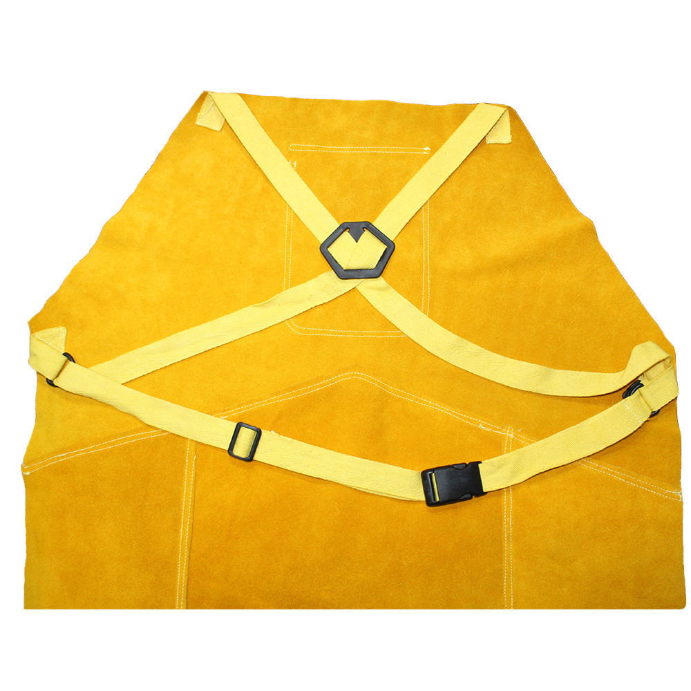 PSW-402 Long Pocket Skórzany Fartuch Spawalniczy