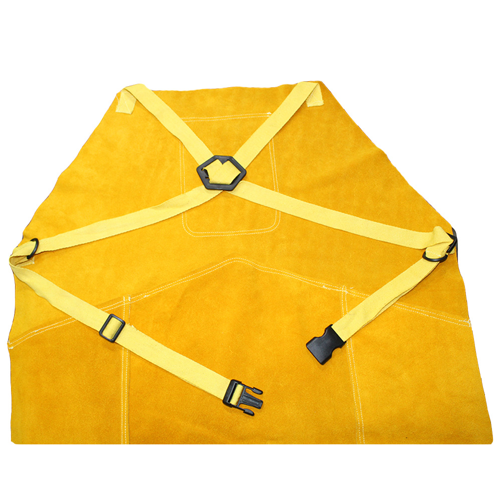 PSW-402 Long Pocket Skórzany Fartuch Spawalniczy