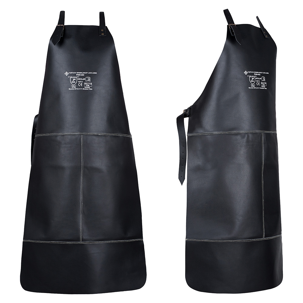 PSW-402 Lico Long Skórzany Fartuch Spawalniczy