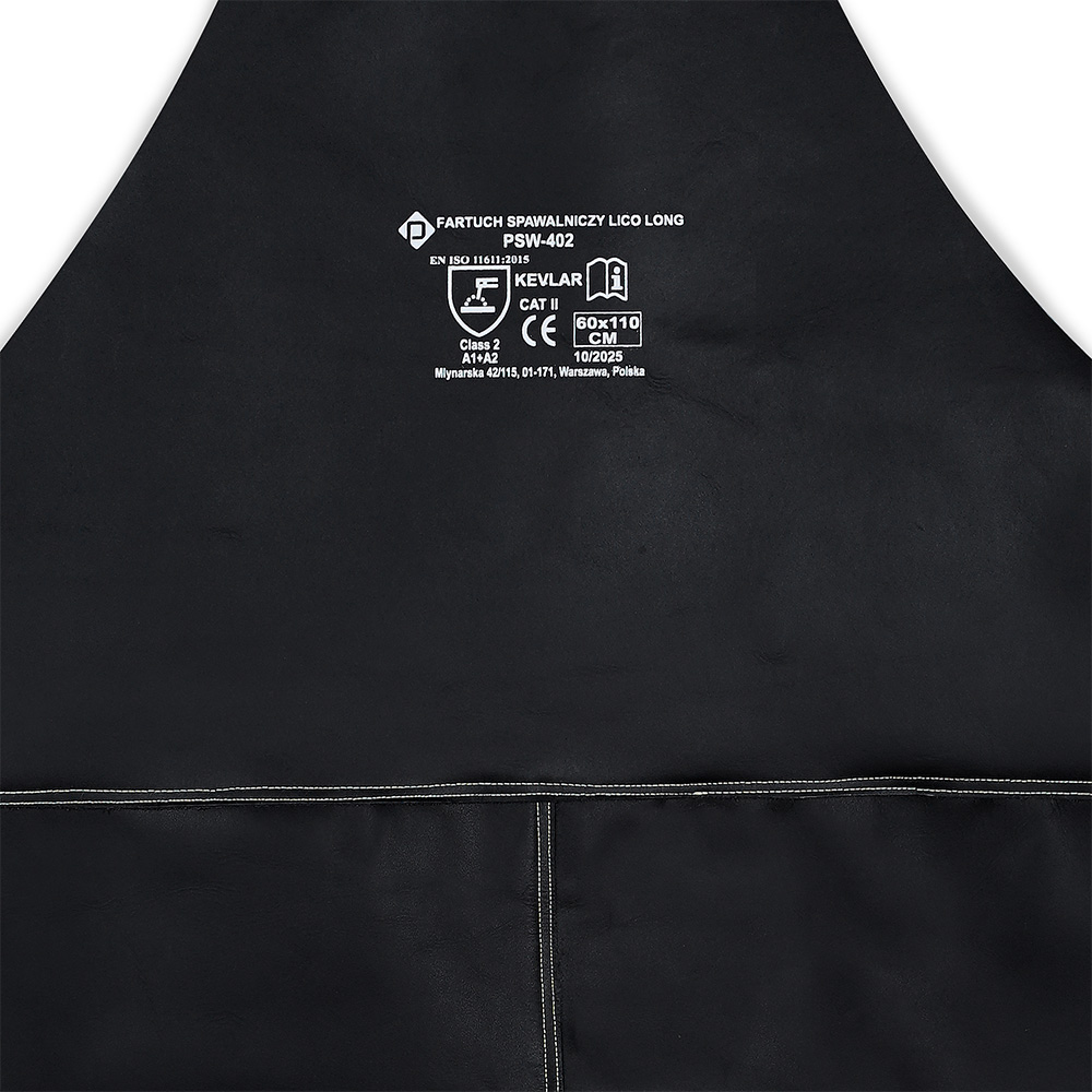 PSW-402 Lico Long Skórzany Fartuch Spawalniczy